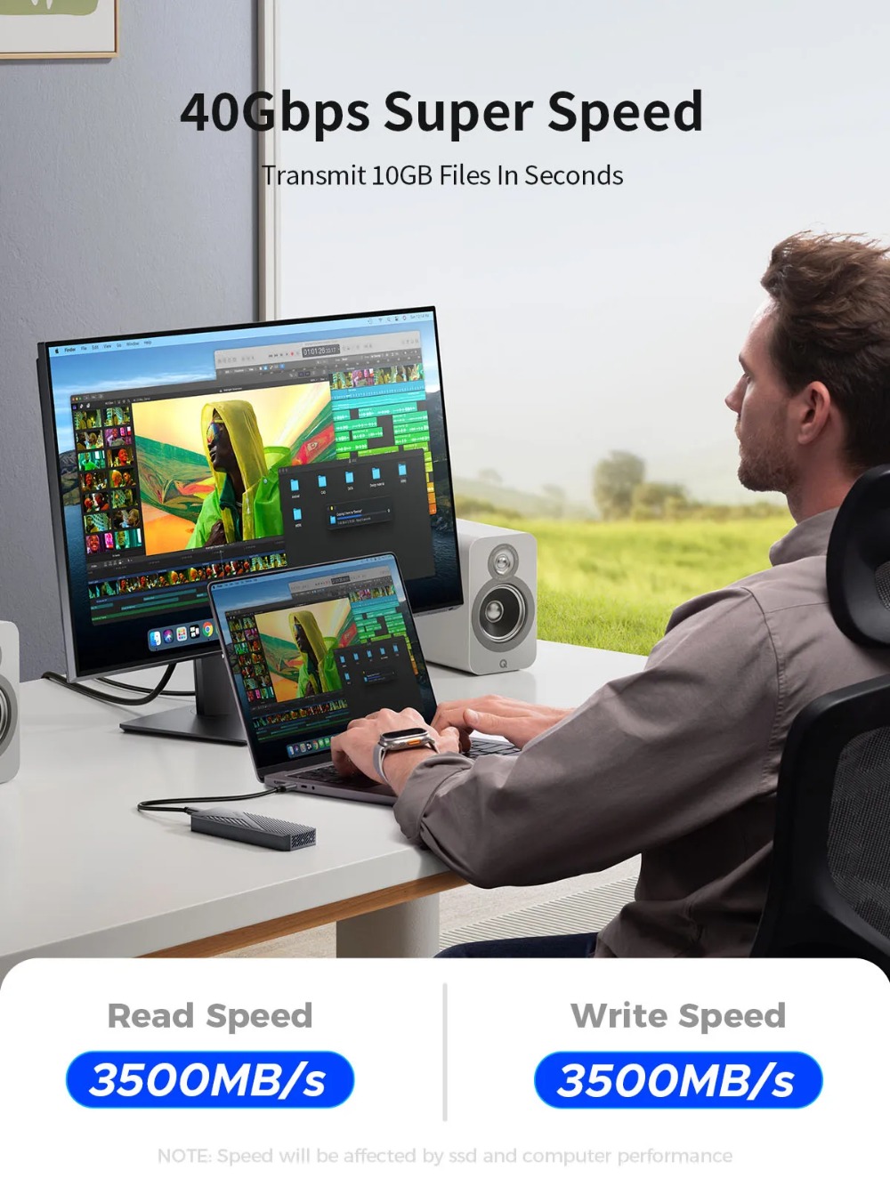 ORICO USB4 40Gbps M.2 NVMe SSD - 8Tb M2 Nvme Ssd recensione e prezzo