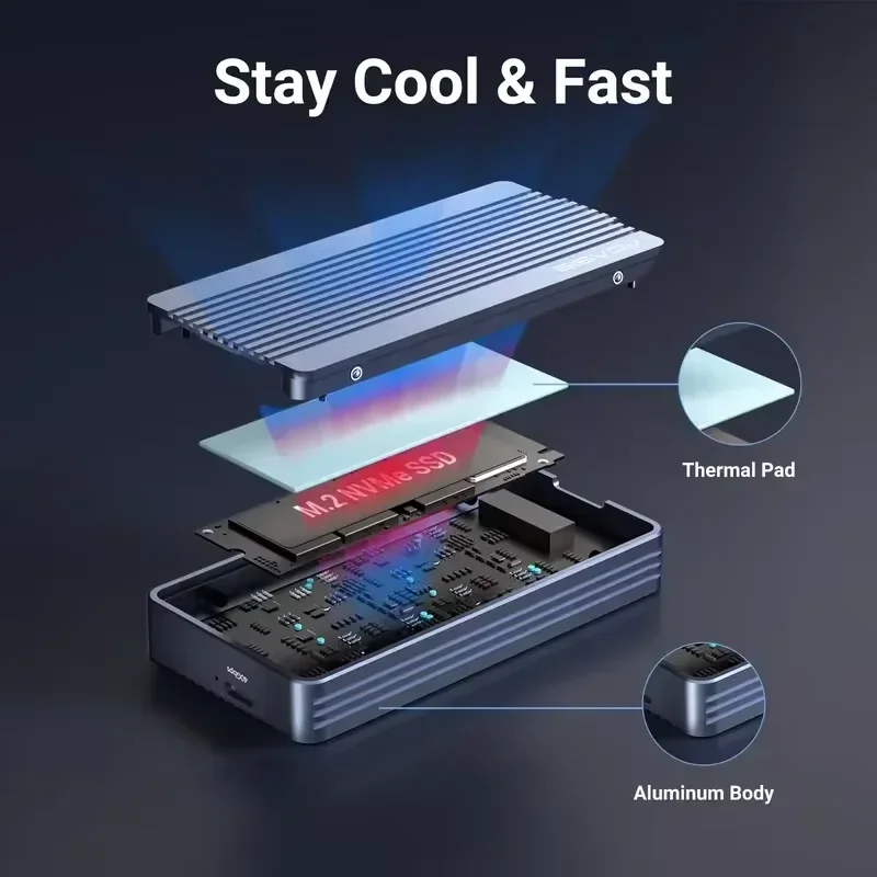 ACASIS USB-C USB4 SSD Enclosur - Usb4 40Gbps External Ssd 8Tb recensione e prezzo