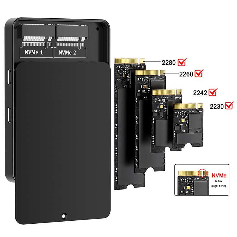 Docking station NVME M.2 Dual  - 8Tb M2 Nvme Ssd recensione e prezzo