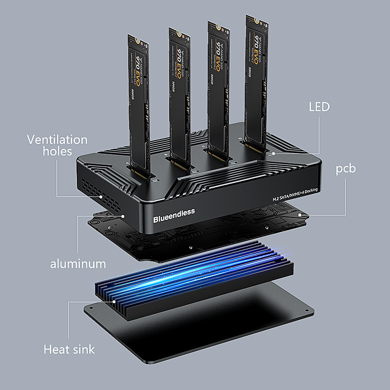 Blueendless Docking station SS - 8Tb M2 Nvme Ssd recensione e prezzo