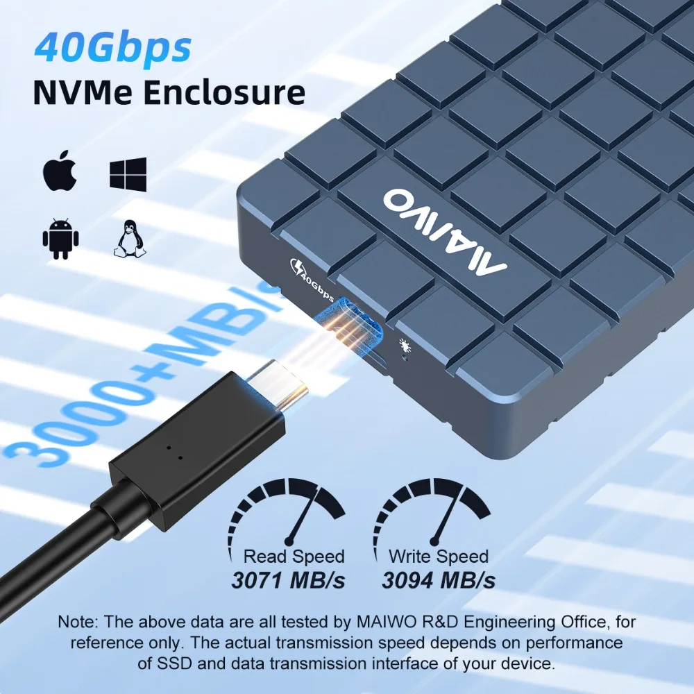 MAIWO USB 4.0 40Gbps M.2 custo - Usb4 40Gbps External Ssd 8Tb recensione e prezzo