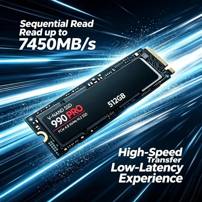 SSD Originale 990 PRO – 512GB/ - Pcie 4.0 4Tb 2280 Ssd 7450Mbps recensione e prezzo